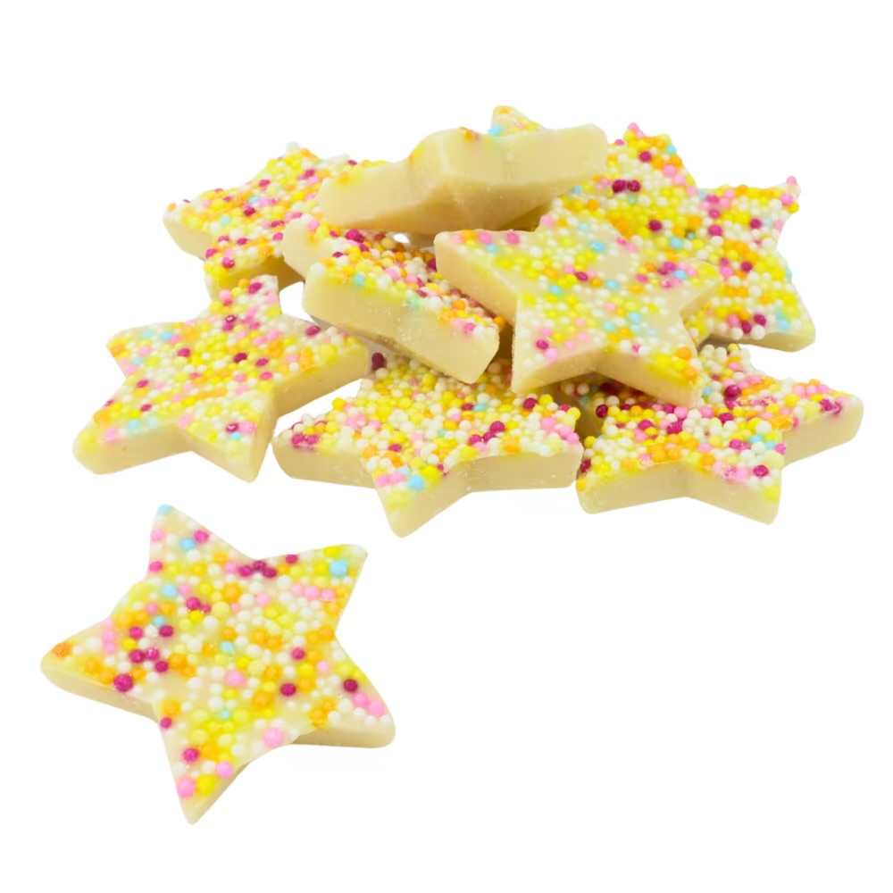 White Chocolate Snowie Stars