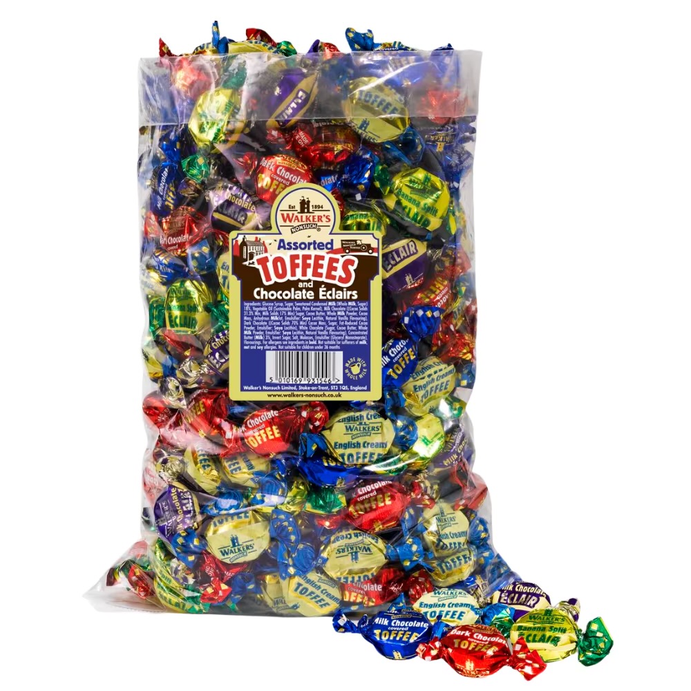 Walker's Nonsuch Assorted Toffees & Eclairs 2.5kg