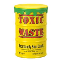 Toxic Waste Sweets Yellow Tub