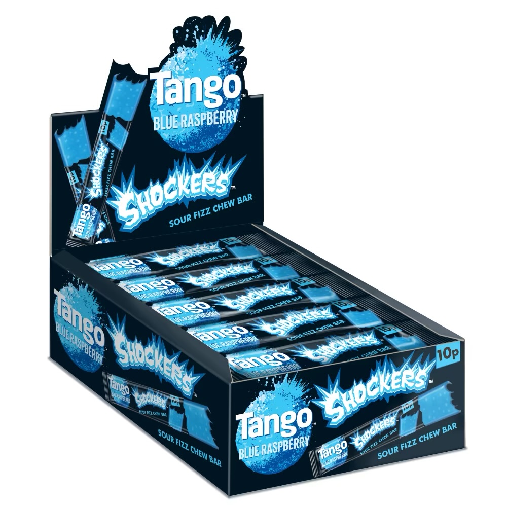 Tango Sherbet Shockers Blue Raspberry Chew Bars