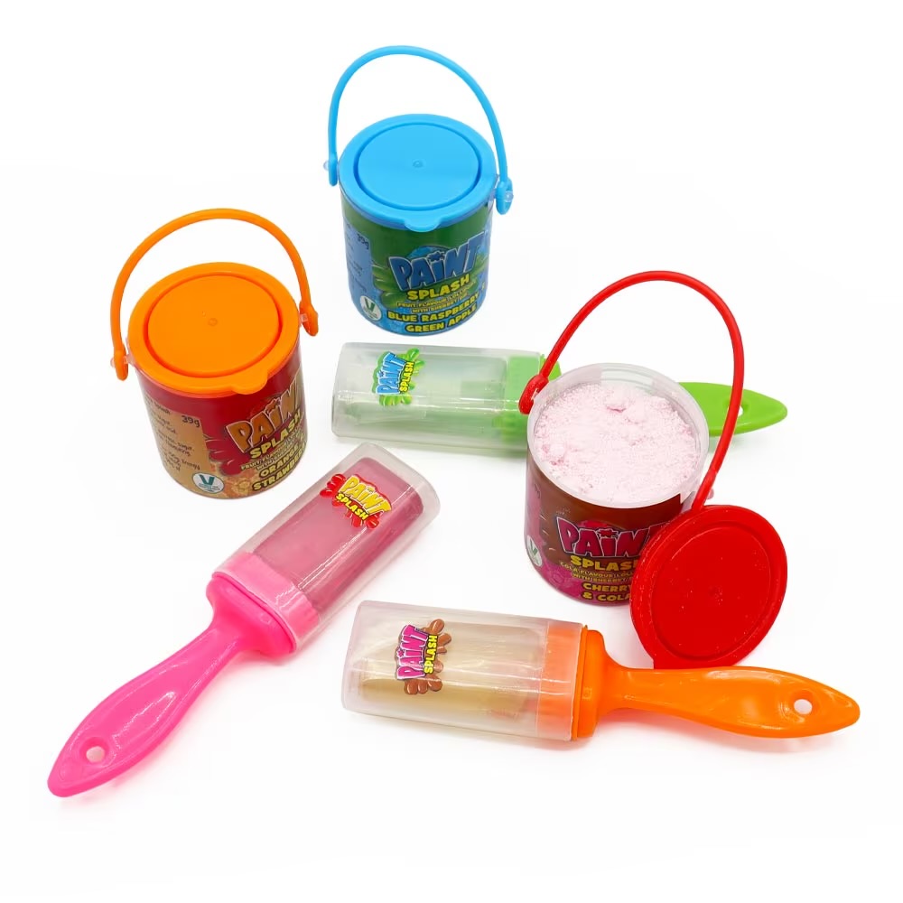 Factory Paint Splash Lollipops & Sherbet Dip