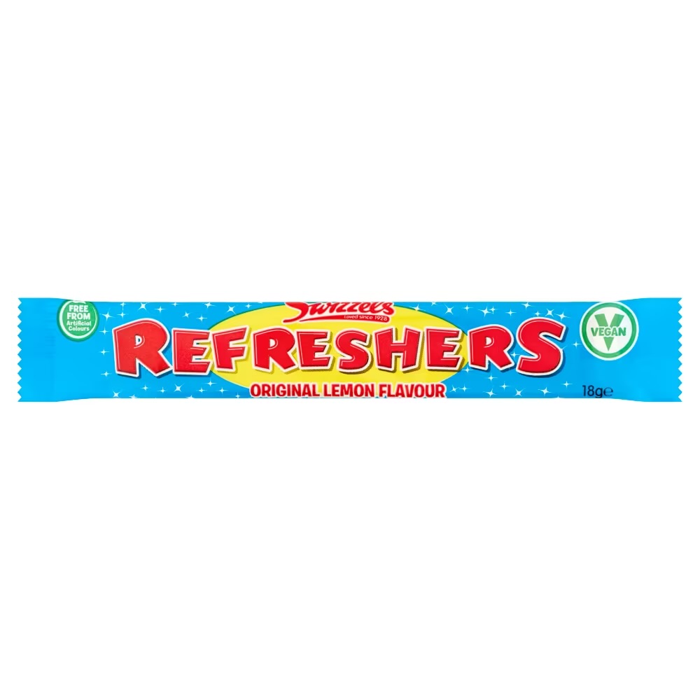 Swizzels Refreshers Original Lemon Flavour Chew Bar