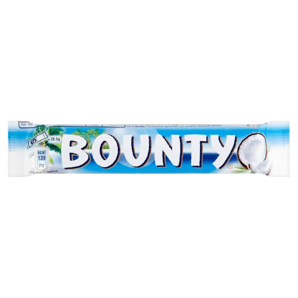 Bounty Coconut & Milk Chocolate Snack Bar Duo