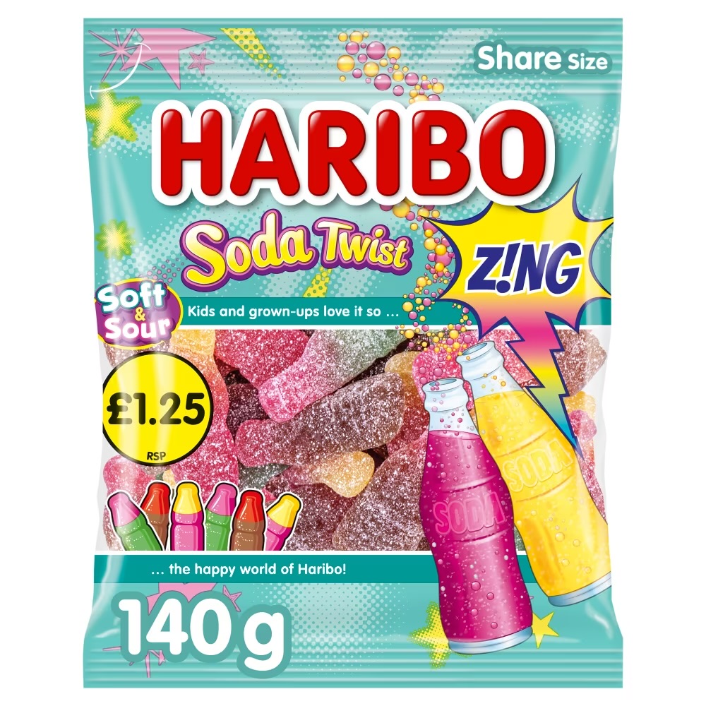 Haribo Soft & Sour Soda Twist Z!ng