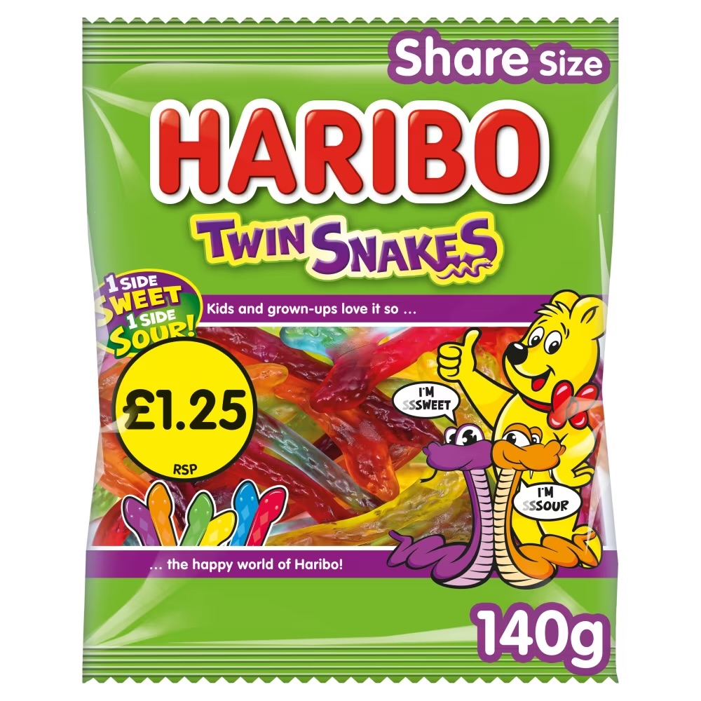 Haribo Twin Snakes Bag