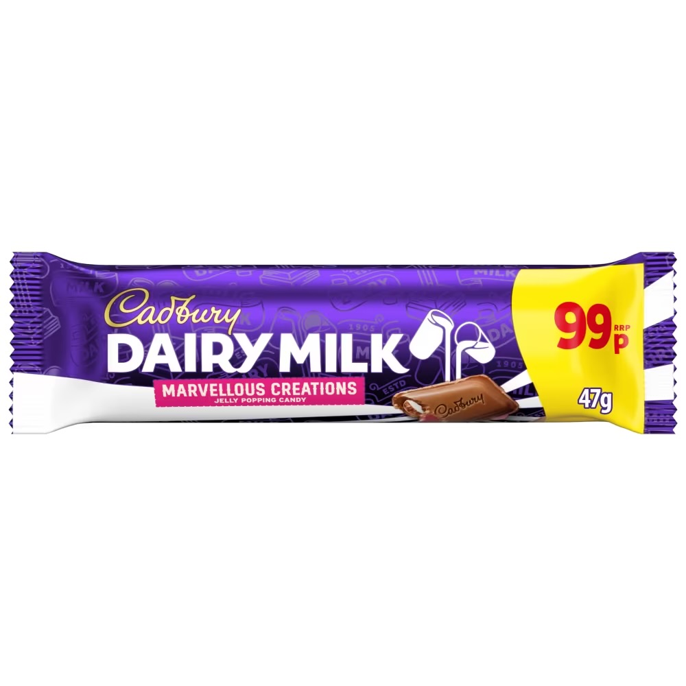 Cadbury Dairy Milk Marvellous Creations Jelly Popping Candy Chocolate