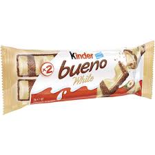 Kinder Milk and Hazelnuts Bueno White Bar