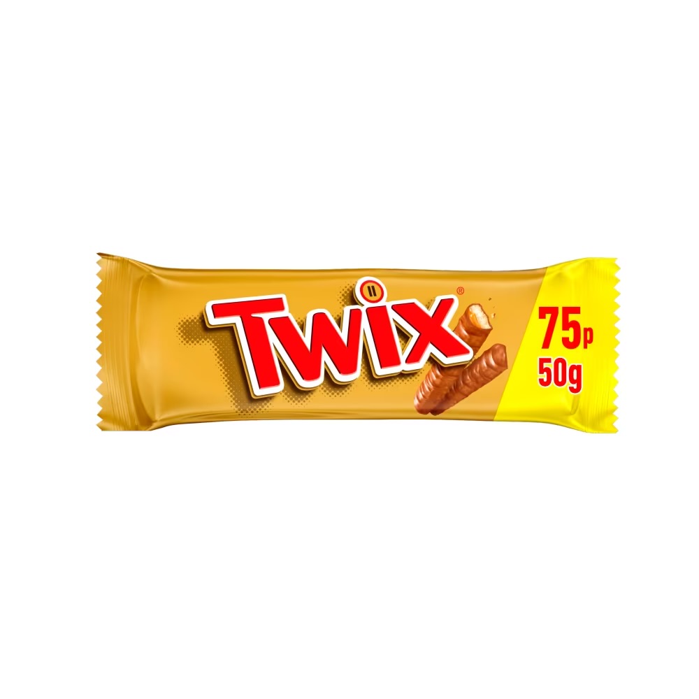 Twix Caramel & Milk Chocolate Fingers Biscuit Snack